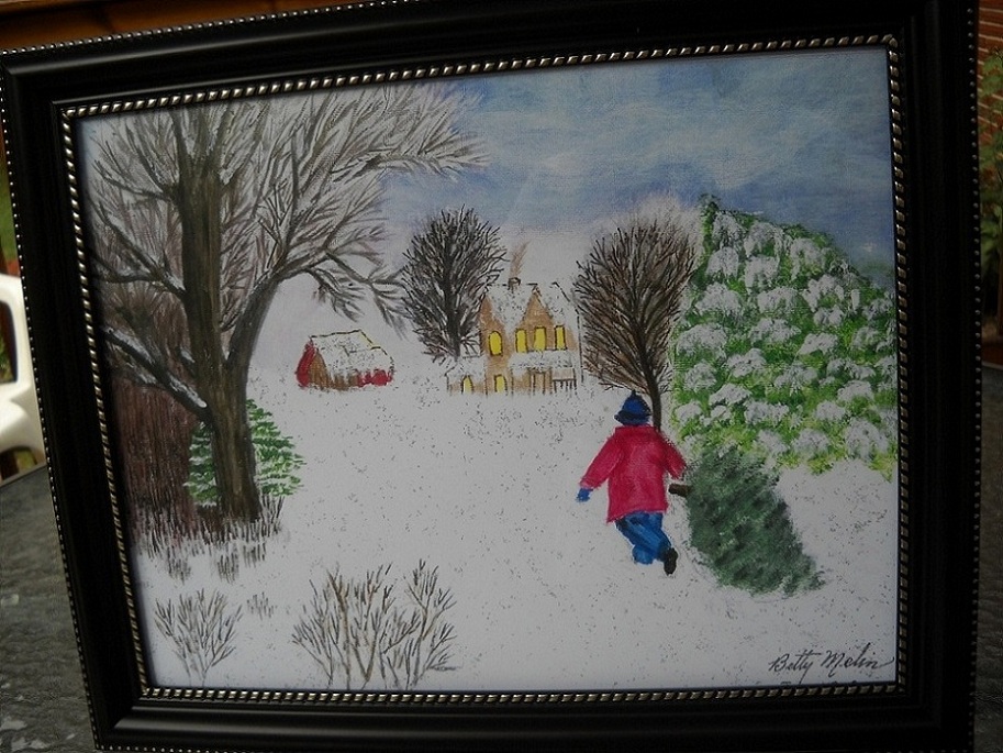 Boy in the snow