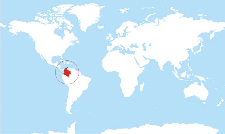 Colombia map
